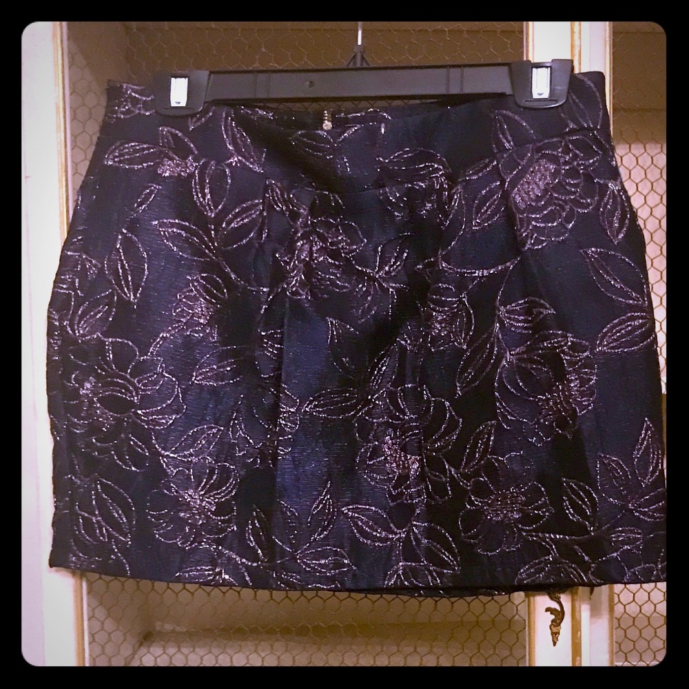 Aqua mini skirt, size XS!